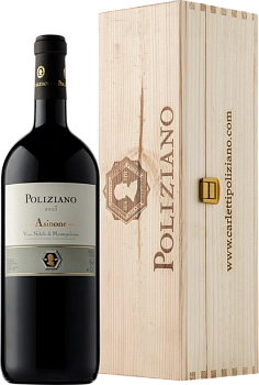 Вино Poliziano  Vino Nobile di Montepulciano  Asinone   wooden box  2019  1500 мл  15 %