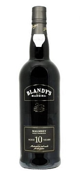 Крепленное вино Madeira Wine Company Blandy's Malmsey Rich 10 Years Old Мадейра Вайн Компани Бленди'с Малмзи Рич 10 лет 750 мл