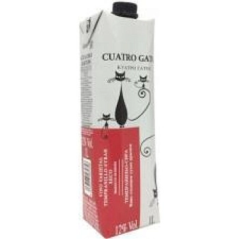 Вино Cuatro Gatos Tempranillo - Syrah  1000 мл