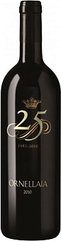 Вино Ornellaia Bolgheri Superiore DOC Орнеллайя Болгери Супериоре 2010 750 мл