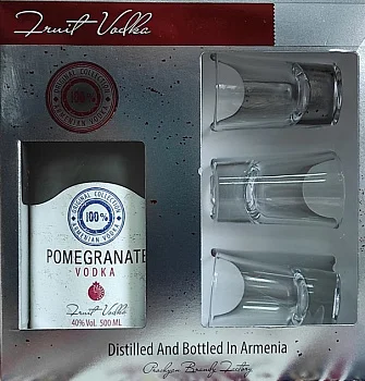 Водка   Hent  Pomegranate  Хент  Гранатовая в п/у   500 мл