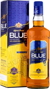 Виски Officers Choice Blue Pure Grain Whisky gift box  750 мл