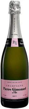 Шампанское Pierre Gimonnet & Fils Rose de Blancs Brut 1er Cru  Champagne AOC 2020 750 мл