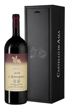 Вино Castello di Ama l'Apparita IGT  gift box  2020 750 мл 14,5%