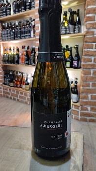 Шампанское  A. Bergere  Origine Brut Champagne  375 мл  12%
