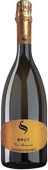 Игристое вино San Silvestro  Brut Spumante     750 мл
