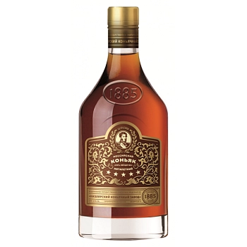 Коньяк ККЗ Российский  пятилетний Пять звездочек 100 мл