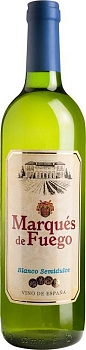 Вино Marques de Fuego Blanco Semidulce Маркиз де Фуэго Бланко Семидульче  750 мл
