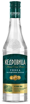 Водка Кедровица на Кедровых Орехах  500 мл