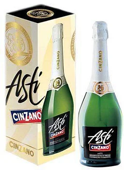 Игристое вино Cinzano Asti  gift box  750 мл