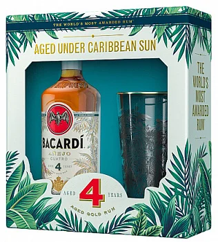 Ром  Bacardi  Añejo Cuatro    4year  700 мл