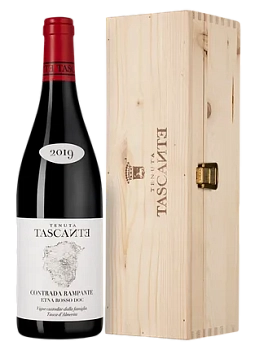 Вино Tasca d'Almerita  Tascante Contrada Rampante Etna DOC в подарочной коробке 2019 750 мл   13,5%