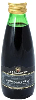Вино La Cacciatora Montepulciano d'Abruzzo DOC Ла Каччатора Монтепульчано д'Абруццо ДОК 2018 250мл