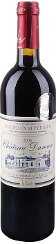 Вино Milhade Мийяд AOC Bordeaux Superior Chateau Damase Шато Дамаз  2009 750 мл