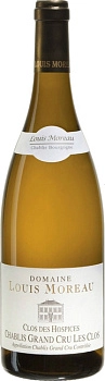 Вино Domaine Louis Moreau Grand Cru Clos des Hospices dans Les Clos  2016 750 мл