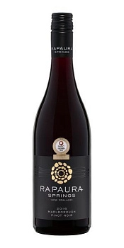 Вино Rapaura Springs Pinot Noir  Marlborough Рапаура Спрингс Пино Нуар Мальборо 2017 750 мл