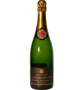 Шампанское Champagne Charles Mignon Premium Reserve Brut Premier Cru gift box Шампань Шарль Миньон Премиум Резерв Брют Премье Крю в подарочной упаковке  750 мл