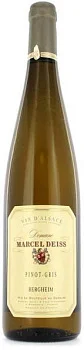 Вино Domaine Marcel Deiss Pinot Gris white semi dry  2016 750 мл