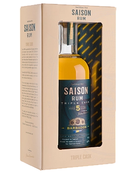 Ром Saison Triple Cask Barbados 5 Y.O. in gift box  700 мл