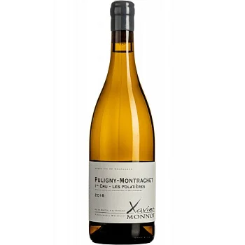 Вино Domaine Xavier Monnot Puligny-Montrachet 1er Cru Les Folatieres  2018 750 мл 13%