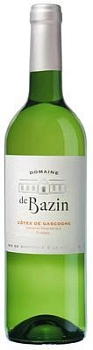 Вино Domaine de Bazin Cotes de Gascogne  blanc  2015 750 мл
