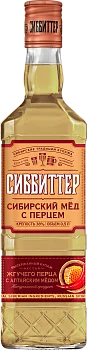 Настойка Сиббиттер Сибирский мед с перцем  500 мл