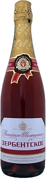 Игристое вино  Российское Дербентское  Розовое Брют 750 мл
