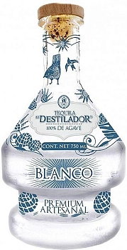 Текила  Destileria Santa Lucia El Destilador Premium  Blanco 750 мл