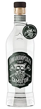 Водка Командирский Самогон Суровый 500 мл