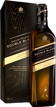 Виски Johnnie Walker, Джонни Уокер Дабл Блэк в подарочной упаковке 700 мл