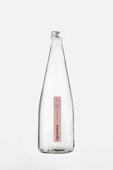 Вода Лапочка газированная в стеклянной бутылке 1 л