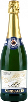 Игристое вино Scrimaglio  Asti Spumante DOCG   750 мл