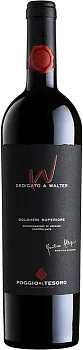 Вино Poggio al Tesoro Dedicato a Walter Bolgheri Superiore DOC Дедикато а Вальтер 2017 750 мл