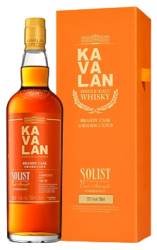 Виски Kavalan Solist Brandy Single Cask Strength  700 мл