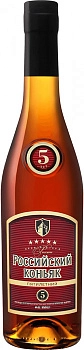 Коньяк Российский Коньяк  5-летний  КВКЗ 500 мл