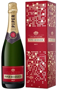 Шампанское   Piper-Heidsieck Brut in gift box  Off-Trade   750 мл