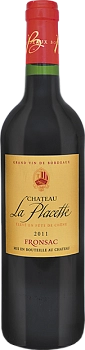 Вино Chateau Placette Fronzac  AOC 2017 750 мл