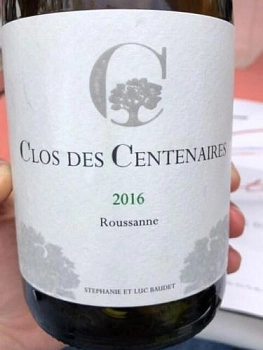 Вино Clos des Centenaires Roussane Costires des Nimes  2016 750 мл