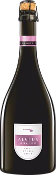 Игристое вино Фанагория Alveus Ultra Cuvee    Альвеус Ультра Кюве розовое  экстра брют  2022  750 мл  12%