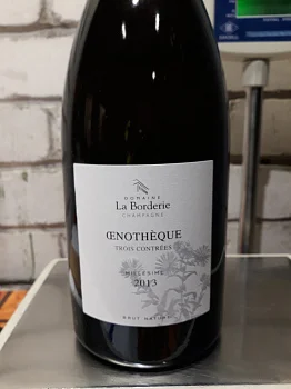 Шампанское  Oenotheque - Trois Contres Domaine la Borderie Millеsime Brut Nature Энотек - Труа Контрэ Домен ла Бордери Миллезим Брют Натюр  1500 мл