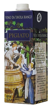 Вино Casa Vinicola Morando Pigiato white dry  1000 мл