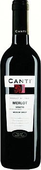 Вино Canti Merlot Veneto IGT  2016 187 мл