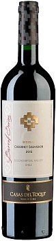 Вино Casas del Toqui  "Barrel Series" Reserva Cabernet Sauvignon  Cachapoal Valley DO   2017 750 мл