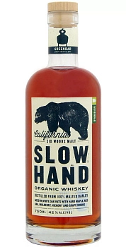 Виски Slow Hand California Six Wooden Malt Organic Whiskey  700 мл