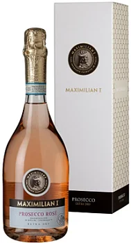 Игристое вино  Maximilian I Prosecco  Rose  gift box  750 мл  10 %