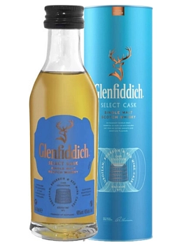 Виски  Glenfiddich  Select Cask  in tube  200 мл 40%