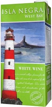 Вино Isla Negra West Bay  White  Tetra Pak  3000 мл