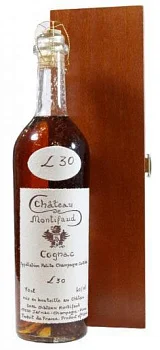 Коньяк Chateau de Montifaud 30 Years Old Fine Petite Champagne AOC wooden box 700 мл