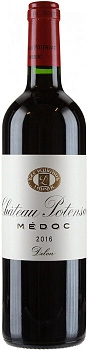 Вино Chateau Potensac Medoc   2016 750 мл 14%