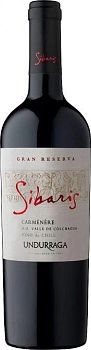 Вино Undurraga Sibaris Carmenere Gran Reserva Valle de Colchagua DO  Ундуррага Сибарис Карменере Гран Резерва 2020 750 мл